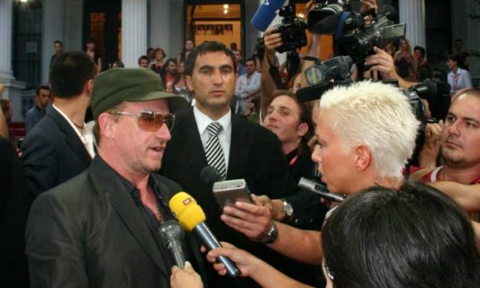 Bono Vox danas na Crvenom tepihu 27. Sarajevo Film Festivala